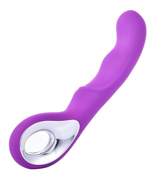 Вибромассажер для точки G Boss Series - Wibrator G-spot 10 functions USB Purple, BS2200055 sexstyle | Зображення 2