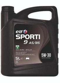 Моторна олива Elf Sporti 9 A5/B5 5W-30 5л.
