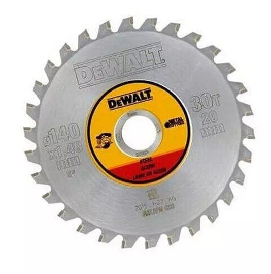 Диск пилковий DeWALT METAL CUTTING 140 х 20 мм (DT1923)