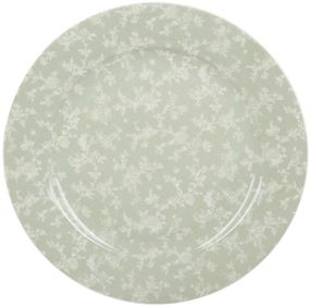 Набір 3 тарілки обідні "Floral Green" Ø27см, порцеляна