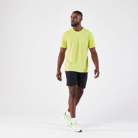 Футболка чоловіча Кiprun Run 500 для бігу лимонна - XL.