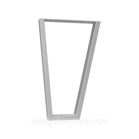 Опора ніжка для журнального столу з металу 280×60mm, H=450mm (профільна труба: 60x20mm) Сірий | Зображення 1