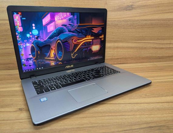 Ігровий ноутбук Asus VivoBook N705F / 17.3" (1920x1080) IPS / Intel Core i7-8565U (4 (8) ядра по 1.8 - 4.6 GHz) / 16 GB DDR4 / 1000 GB SSD + 256 GB SSD / Geforce GTX 1050, 4 GB  / WebCam / TouchID / Windows 10 б/в + Подарунок Бездротова миша USB | Зображення 3