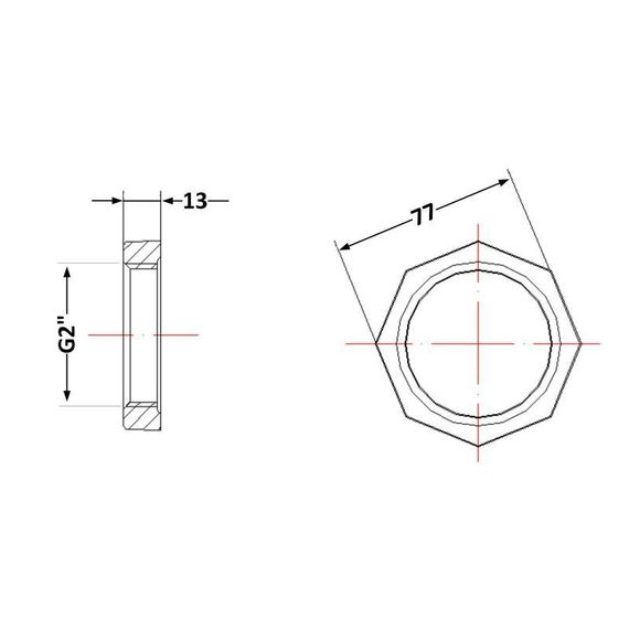 Контрайка чавунна 2" | Зображення 1