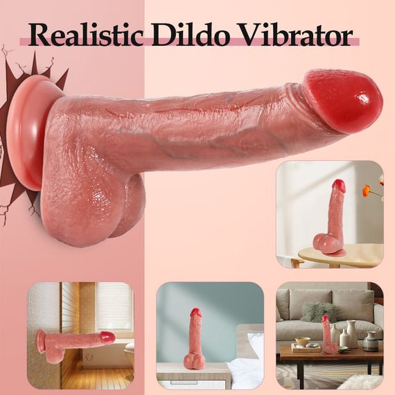 Реалістичний вібратор з фрикціями RealFeel Remote Master, з пультом ДУ Sex Aura | Зображення 1
