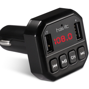 FM-модулятор чорний Havit HV-FM808BT