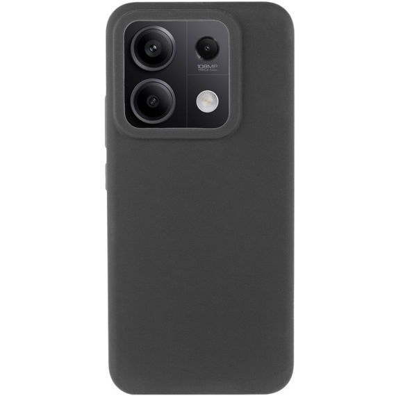 Чехол Silicone Cover Lakshmi (AAA) для Xiaomi Redmi Note 13 5G Черный / Black | Зображення 1