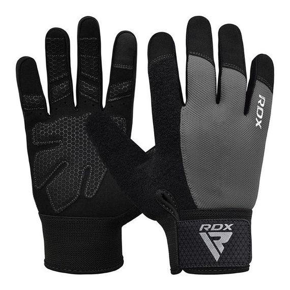 Рукавички для фітнесу RDX W1 Full Finger Plus ( Grey)  L