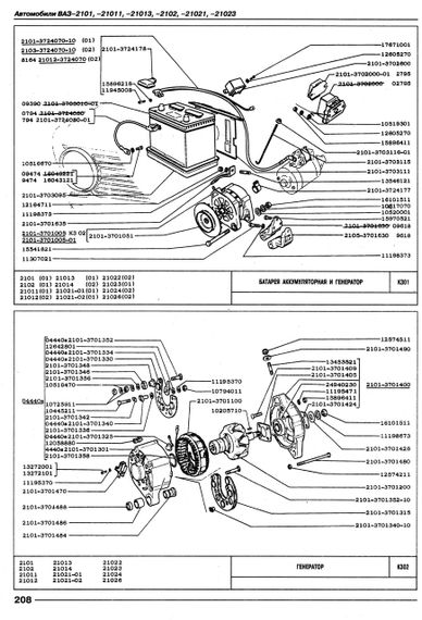 ВАЗ-2101 / 2102. Руководство по ремонту. Каталог деталей. Книга | Зображення 6