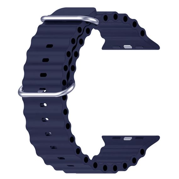Ремешок Ocean Band для Apple Watch 42(ser.1-3)/44/45/46/49mm Синий / Deep navy | Зображення 2