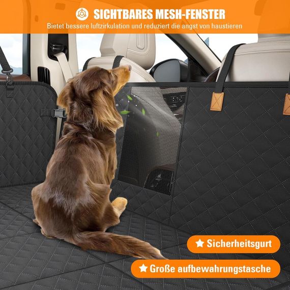 Чехол для перевозки собак на заднее сиденье авто, автогамак водонепроницаемый накидка защитная подстилка | Зображення 8