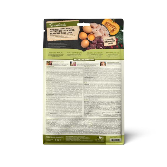 Сухий корм з м'ясом та рибою для котів будь-якого віку Acana Grasslands cat, 340 гр | Зображення 3