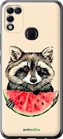 Чохол на Infinix Hot 11 Play Єнотик з кавуном "4605u-2756-2448"