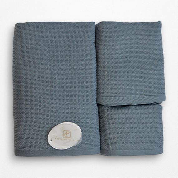 Набор полотенец Pupilla Bernini с кантом Indigo | Зображення 1