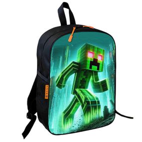Рюкзак школьный детский Майнкрафт Крипер "Minecraft" 36х27 см для мальчика (01168)