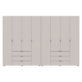 Комплект шкафов для одежды Doros Гелар (2 шт.) 310х49,5х203,4 см Кашемир (DRS-011243)