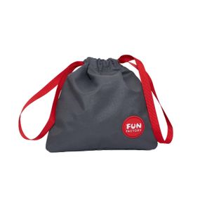 Сумка для секс-іграшок Fun Factory TOYBAG, S, сіра, кисет, 14x14 см Sex Aura