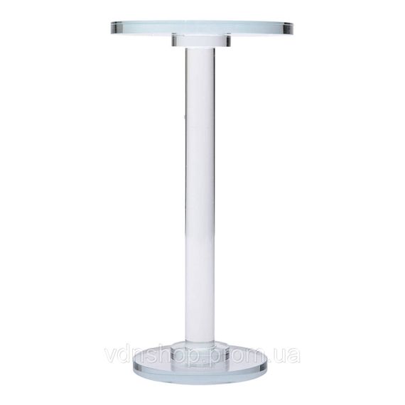 Тортівниця скляна на ніжці 12×23 см кругла стійка для торта, капкейків HP-4-67S | Зображення 1