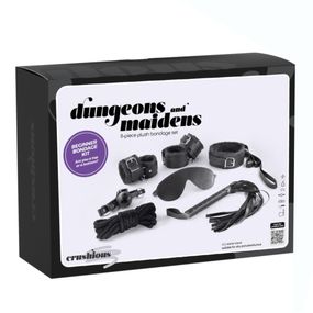 Комплект для БДСМ CRUSHIOUS Dungeons & Maidens чорний, 8 предметів Sex Aura