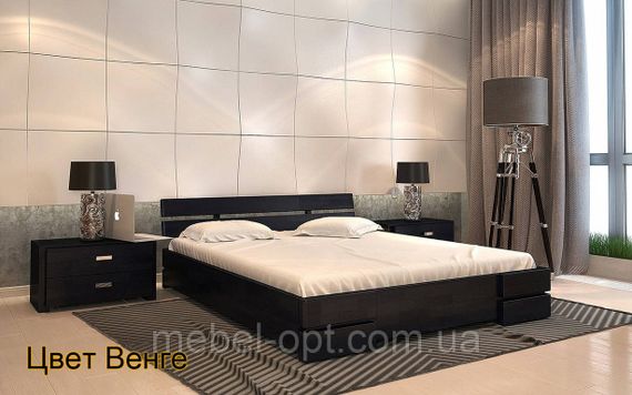 Деревянная кровать Дали 120х190 см Arbor Drev двуспальная, 160х200 | Зображення 3