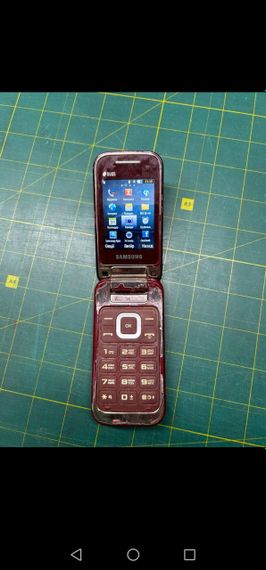 Мобильный телефон Samsung c3592 duos бу сірий  без камери! | Зображення 2