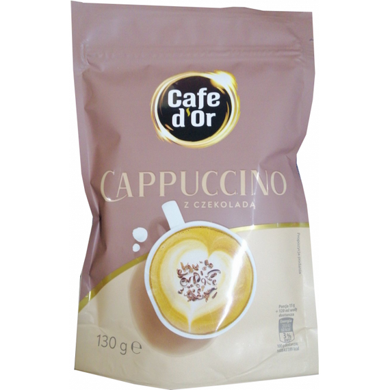 Капучино шоколадное растворимый Cafe Dor La Movida 3в1, 130г Польша