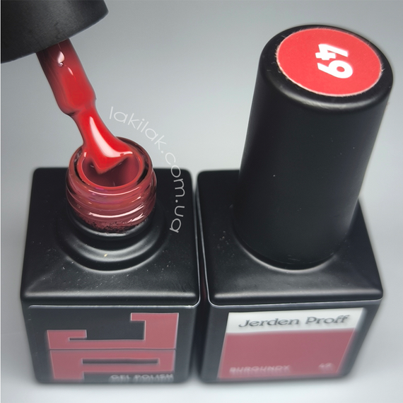 Гель-лак Jerden Proff №49 (бордовий) 5 мл | Зображення 1