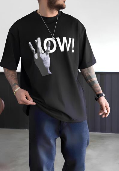 Футболка з ДТФ принтом (оверсайз)