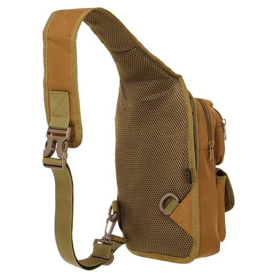 Сумка-слінг тактична з однією лямкою SILVER KNIGHT TY-184 (30х16х8см) 4л Койот | Зображення 5