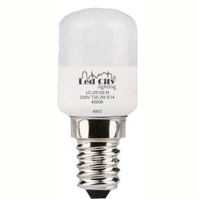 LEDлампа LC-25102-N 2W T25 (для холодильника) 4000K Е14 120Lm 170-265V Led City