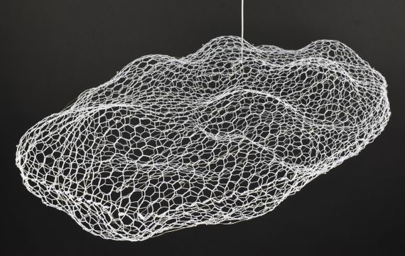 Люстра світлодіодна підвісна LED світильник для квартири на стелю лед 27664 Білий 25-200х45х100 см. | Зображення 2