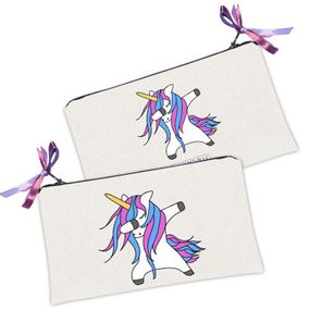 Косметичка жіноча Единорог танцор 20х12 см (K_EX023)