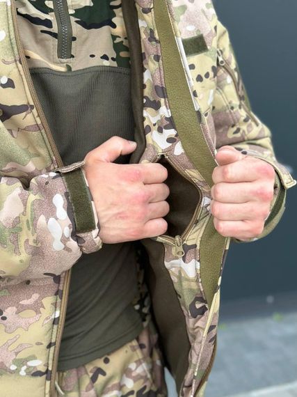 Куртка Софтшел мультикам Military | Зображення 7