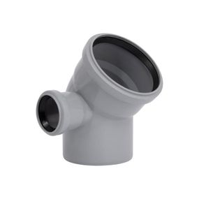 Колено 2 пл 110x100х45+ 50х90° (левое) TA Sewage