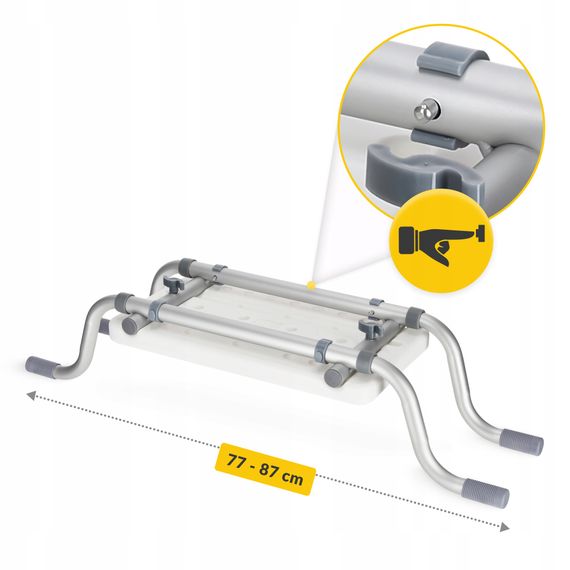 Сидіння-лава для ванної 4FIZJO регульоване White/Grey (P-5905973403436) | Зображення 8