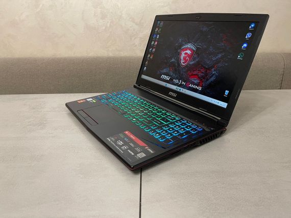 Игровой ноутбук MSI GL63 9SDK-840US / 15.6" (1920x1080) IPS / Intel Core i7-9750H (6 (12) ядер по 2.6 - 4.5 GHz) / 16 GB DDR4 / 512 GB SSD M.2 / nVidia GeForce GTX 1660 Ti, 6 GB GDDR6, 192-bit / WebCam б/у + Подарок Проводная мышь / USB | Зображення 5
