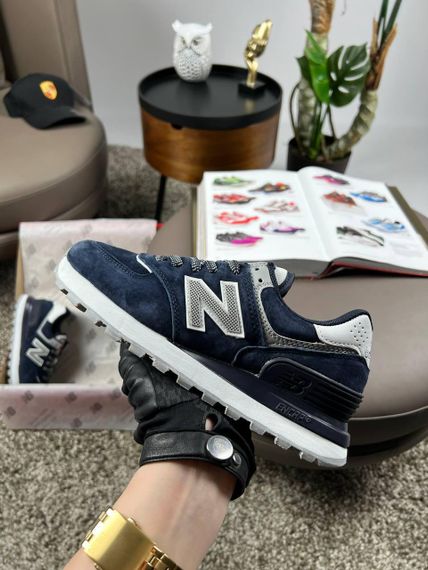 Женские кроссовки 574 x Stone Island Navy White В3597 36 | Зображення 7