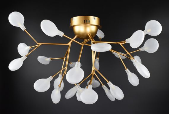 Люстра стельова на 27 лампочок 26953 Золото 40х75х75 см.