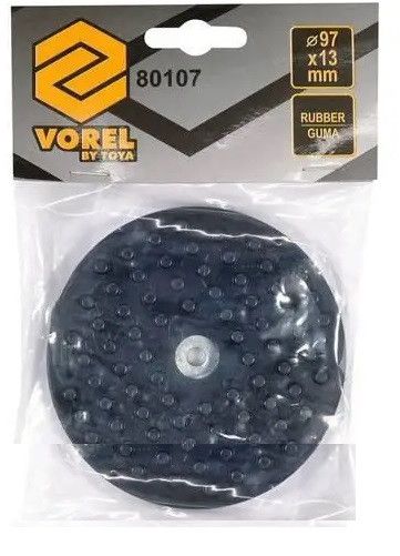 Подкладка резиновая накладка под домкрат 97/6 мм толщина 13 мм VOREL-80107 | Зображення 4