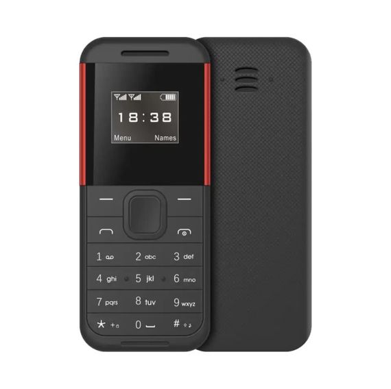 Міні мобільний телефон AIEK BM222 2SIM Чорний (код: SKU-2163801709)