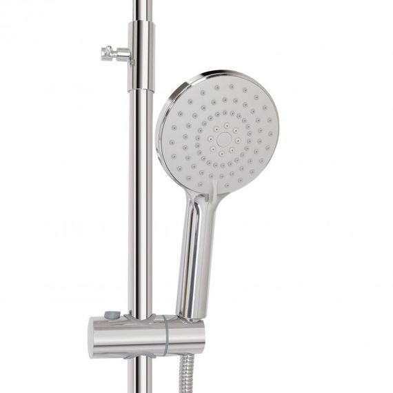 Душевая система универсальная Lidz Latwa 1030 на три потребителя (с изливом) (k35) LDLAT1030CRM45417 Chrome | Зображення 3