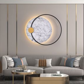 Бра LED 26621 Чорний 5х80х80 см.