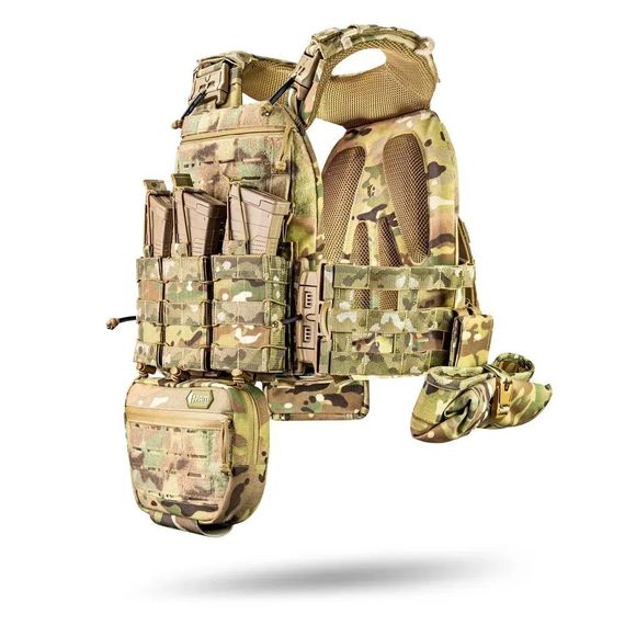 Плитоноска М7 PRO GEN Skelet + 7 підсумків Мультикам
