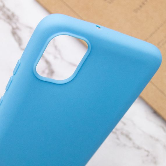 Силіконовий чохол Candy для Samsung Galaxy A04 Блакитний | Зображення 4