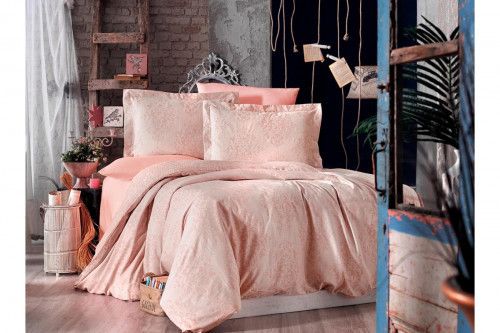 Постільна білизна євро Arya Vogue Органік Жаккард Prava AR-A107262 200х220 см