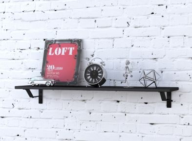 Полка настенная Loft Design PL6-112-16 венге луизиана