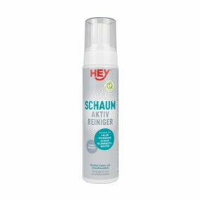 Пінний очищувач спорядження Hey-Sport Schaum Aktiv Reiniger 200мл, Очищення шкіри пластику рюкзаків шоломів
