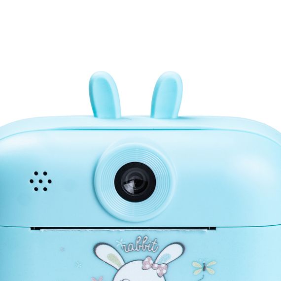 Детская фотокамера с мгновенной печатью снимков "Зайка" синий HPS1BL | Зображення 7