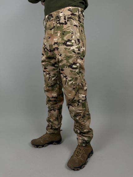 Костюм тактический ULTIMATUM Scout soft shells Мультикам, Мужская утепленная армейская полевая форма софтшелл | Зображення 4