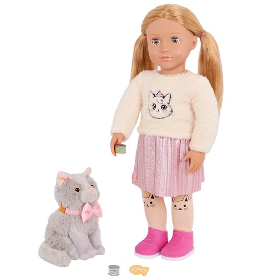 Кукла Our Generation Шила с котенком Сэмми и аксессуарами 46см BD31579Z | Зображення 1